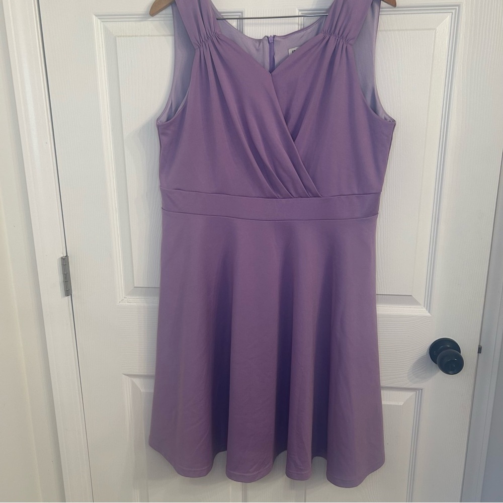 Grace Karin Lavender Sleeveless Mini Dress
